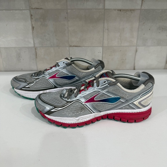 Brooks Ghost 8 GTX Running Shoe Gray Pink Sole 120193-1B-073 Woman's Size 8 Wide - Picture 2 of 13